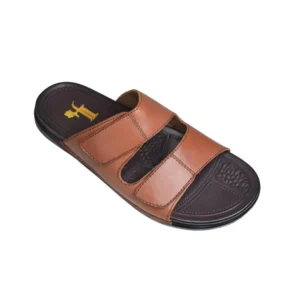 Leather Junction – Pure Leather Dual-Strap Comfort | RSL-005 (Brown)