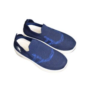 Women’s Stylish Slip-On Knit Sneakers | DB-6105 (Blue)