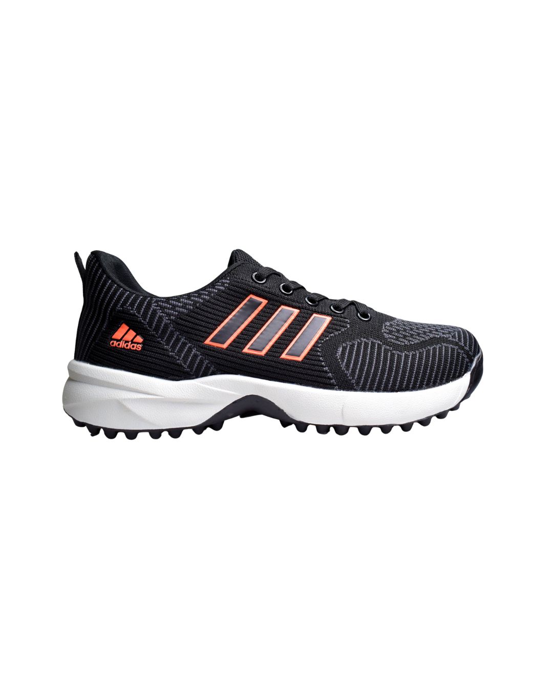 Black Knit Running Sneakers | HLD-8902 (Black) - Image 3
