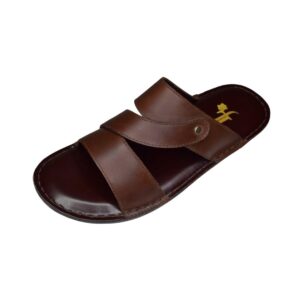Cross-Strap Premium Leather Sandals