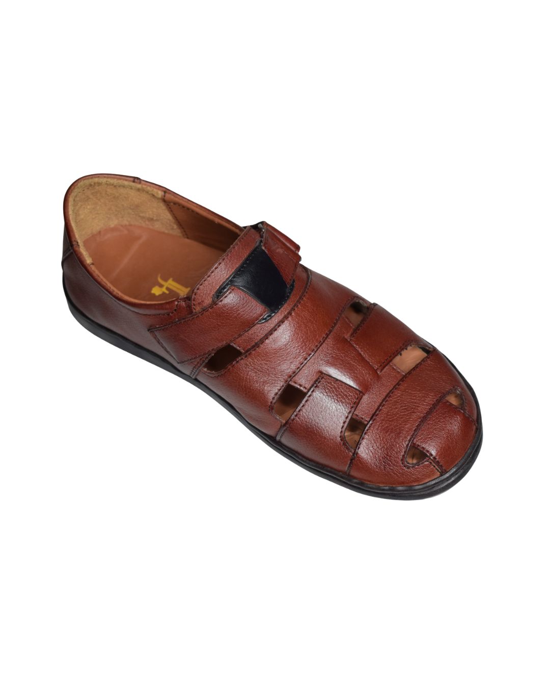 Rich Tan Brown Ancient Greek Sandals