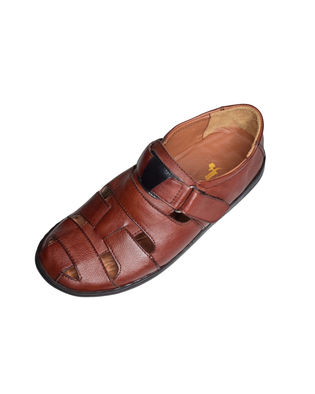 Rich Tan Brown Ancient Greek Sandals - Image 2